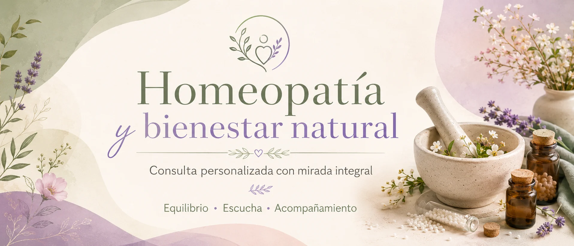 Homeopatía y bienestar natural, consulta personalizada con mirada integral